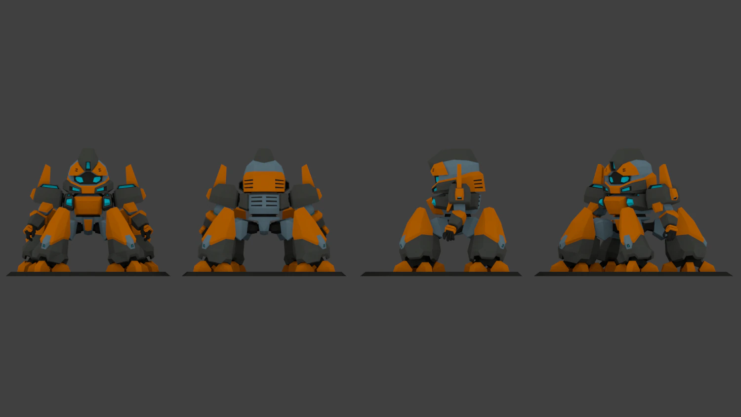 super mecha 5 - soshek 3D Model .c4d .max .obj .3ds .fbx .stl .blend 