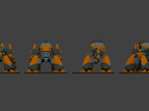 super mecha 5 - soshek 3D Model