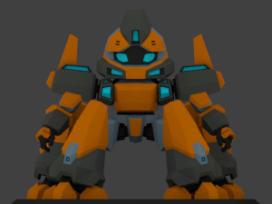 super mecha 5 - soshek 3D Model