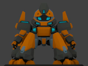 super mecha 5 - soshek 3D Model