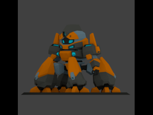 super mecha 5 - soshek 3D Model