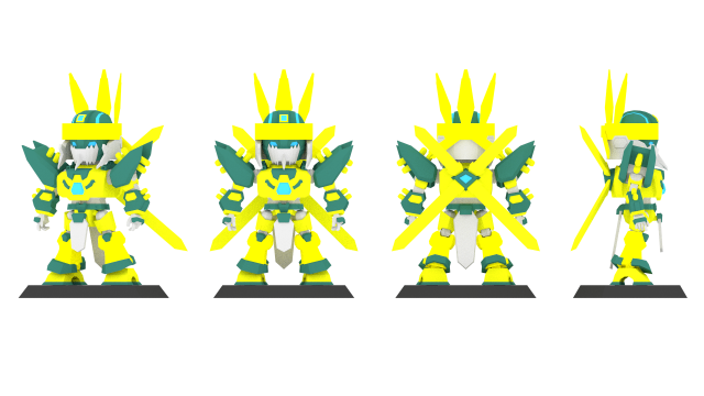 super mecha 6 - dhays 3D Model .c4d .max .obj .3ds .fbx .stl .blend 