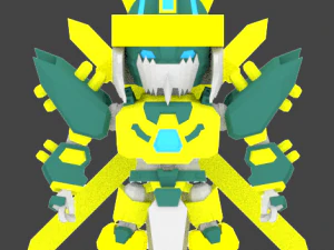 super mecha 6 - dhays 3D Model