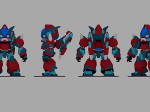 super mecha 7 - jobozt 3D Model