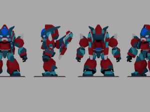 super mecha 7 - jobozt 3D Model