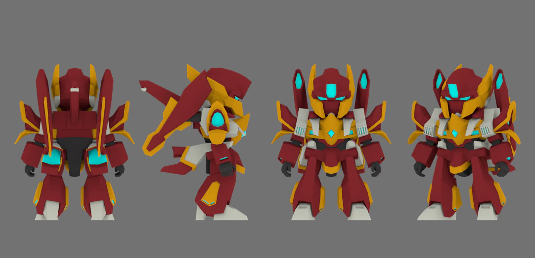 super mecha 9 - tareak 3D Model .c4d .max .obj .3ds .fbx .stl .blend 