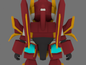 super mecha 9 - tareak 3D Model