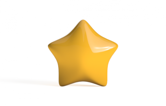round cartoon star 3D Model .c4d .max .obj .3ds .fbx .stl .blend 