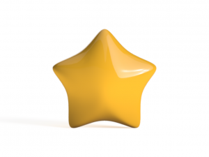 round cartoon star 3D Model