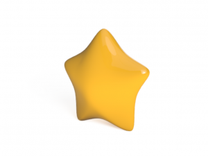 round cartoon star 3D Model
