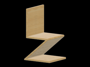 chair-1 3D मॉडल
