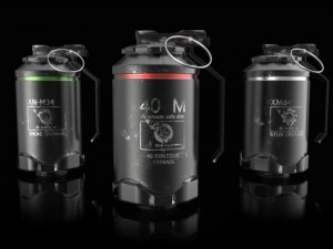 grenades pack Model 3D