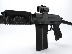 karabin szturmowy 9a-91 Model 3D