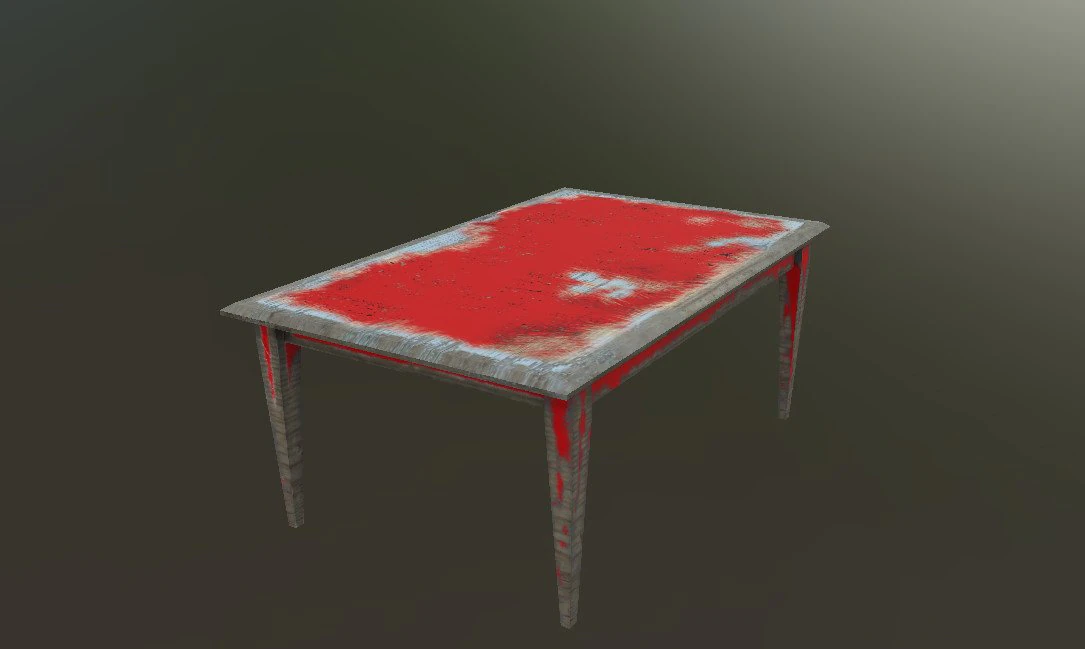 a set of old worn furniture 3D Model .c4d .max .obj .3ds .fbx .stl .blend 