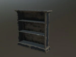 a set of old worn furniture 3D Model