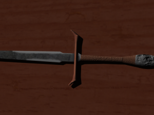 game sword set 3D Model