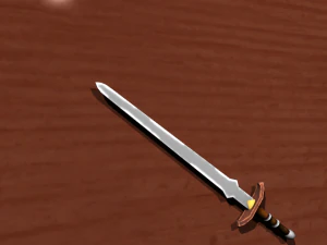 game sword set 3D Model