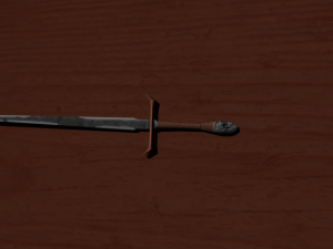 game sword set 3D Model