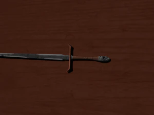 game sword set 3D Model