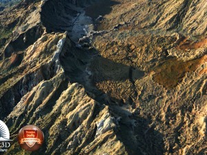 old extinct volcano 01 3D Модель