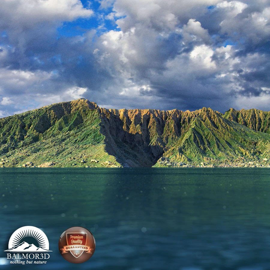old extinct volcano 03 3D Model .c4d .max .obj .3ds .fbx .stl .blend 