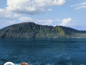 old extinct volcano 03 3D Model