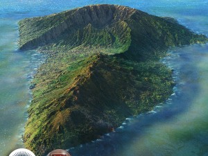 old extinct volcano 03 3D Model