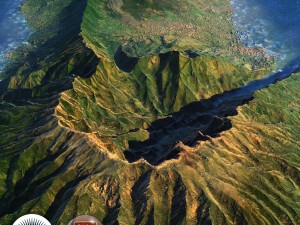 old extinct volcano 03 3D Model