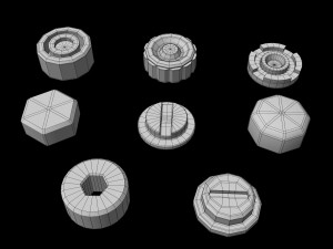 sci-fi construction kit 3D Model