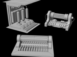 sci-fi construction kit 3D Model