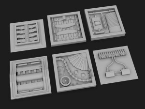sci-fi construction kit 3D Model