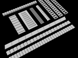 sci-fi construction kit 3D Model