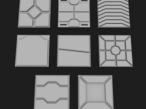 sci-fi construction kit 3D Model