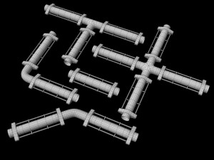 sci-fi construction kit 3D Model