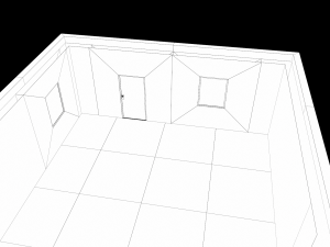 Lowpoly Old House With interior 3Dモデル