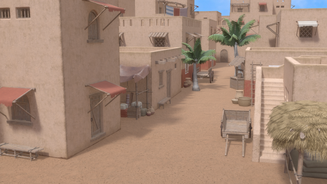 Lowpoly Ancient Desert Village Modelo 3D .c4d .max .obj .3ds .fbx .stl .blend