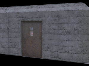 Lowpoly Modular War Trenches Kit Modelo 3D
