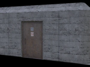 Kit di trincee di guerra modulari Lowpoly Modello 3D