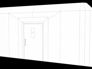 Kit di trincee di guerra modulari Lowpoly Modello 3D