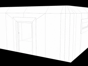 Kit di trincee di guerra modulari Lowpoly Modello 3D