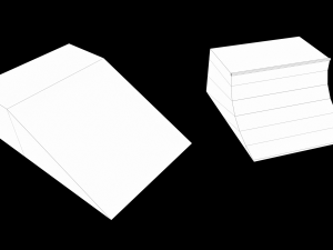 Lowpoly Skatepark Modules 3D Model