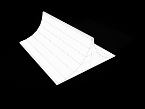 Lowpoly Skatepark Modules 3D Model