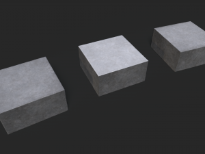 Lowpoly Skatepark Modules 3D Model