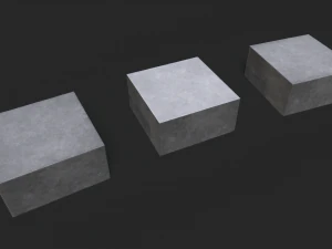 Lowpoly Skatepark Modules 3D Model