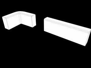 Lowpoly Skatepark Modules 3D Model