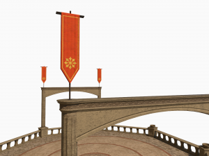 Lowpoly Ancient Arena 3D Model