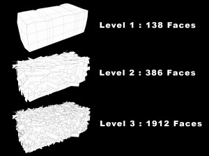 Low Poly Hay bale with LOD 3D Модель