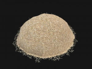 Lowpoly Hay Pile with LOD 3D Model