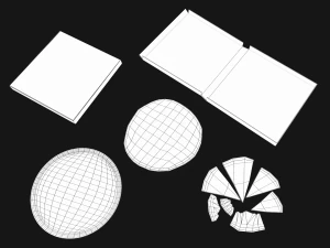 Lowpoly Pizza Pack 3D Model