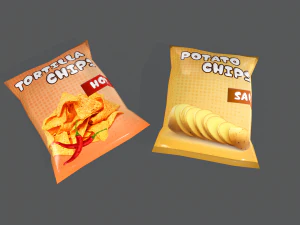 LowpolyChipsPack 3D Model